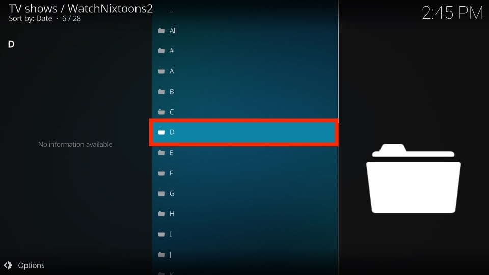 select D section