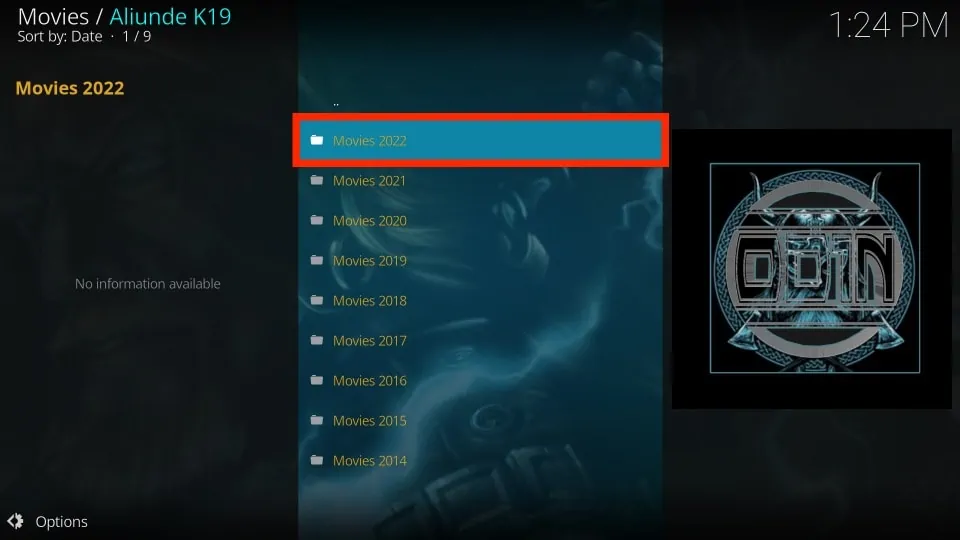 odin movies by year