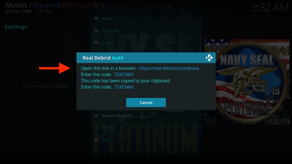 real debrid code