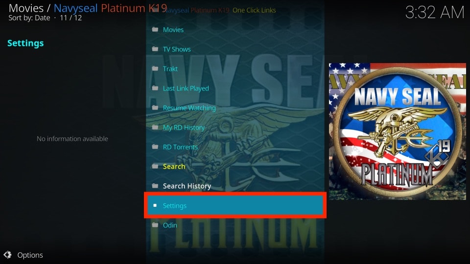 navyseal platinum k19 settings
