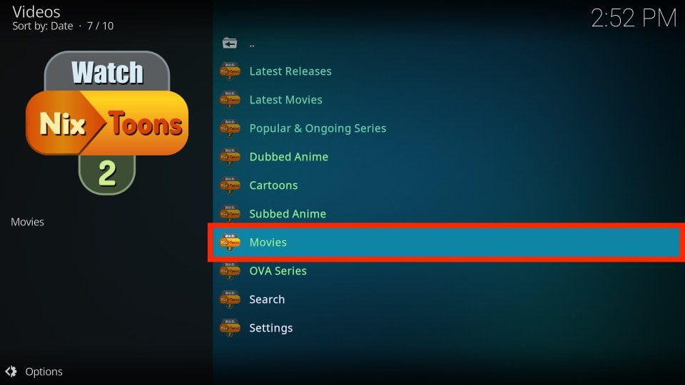 select movies