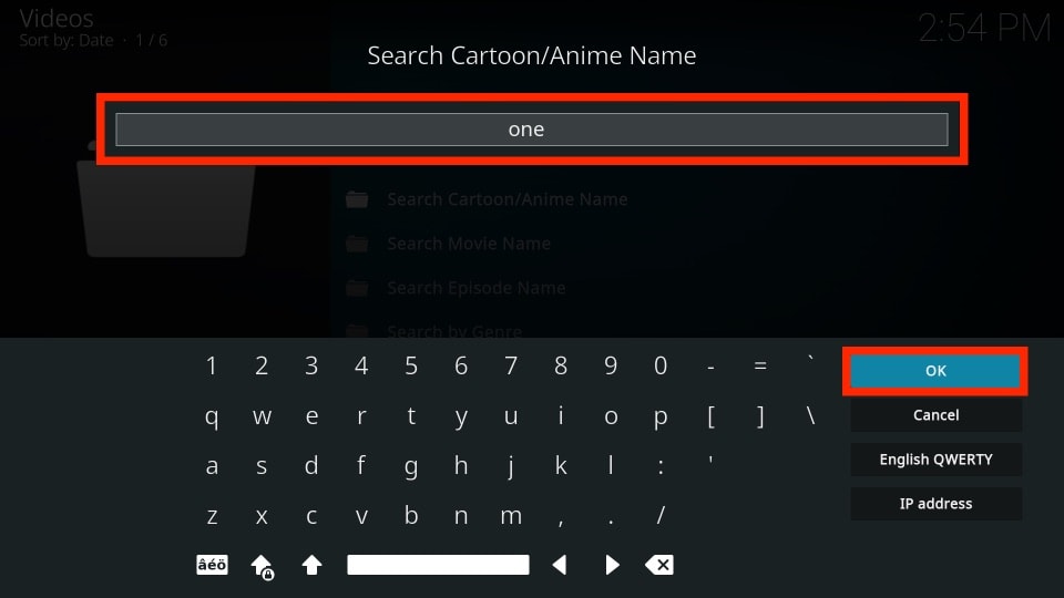 click on ok button