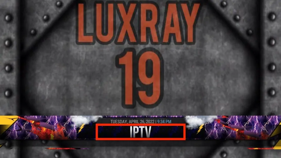 Watch IPTV on Luxray Build