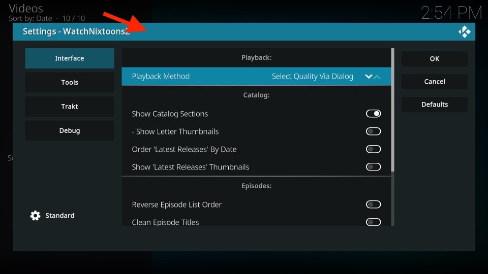 watchnixtoons2 settings