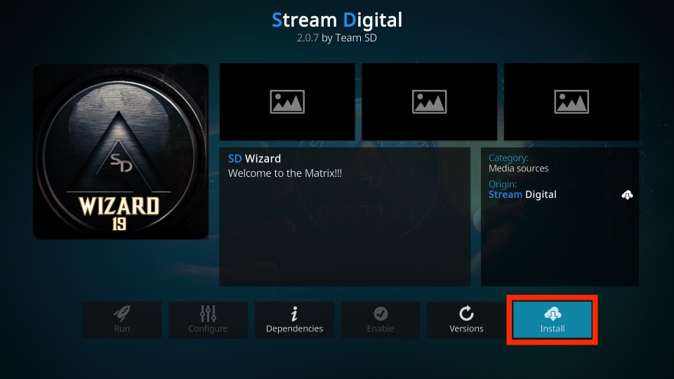 install stream digital 