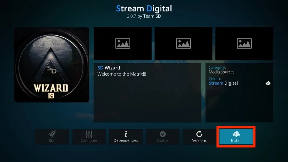 install stream digital 