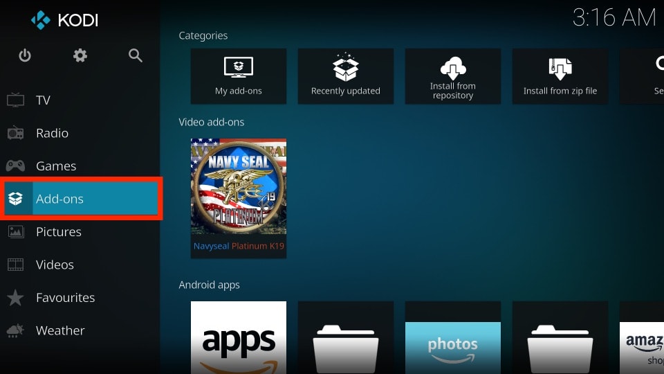 kodi addons