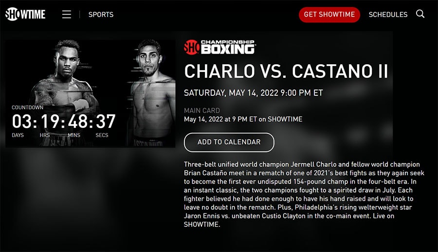watch Jermell Charlo vs. Brian Castano on firestick