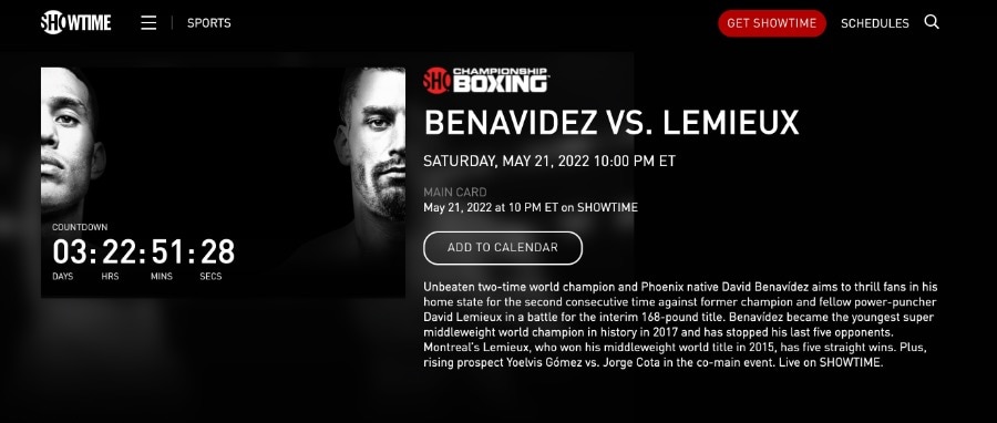 Stream David Benavidez vs. David Lemieux on FireStick