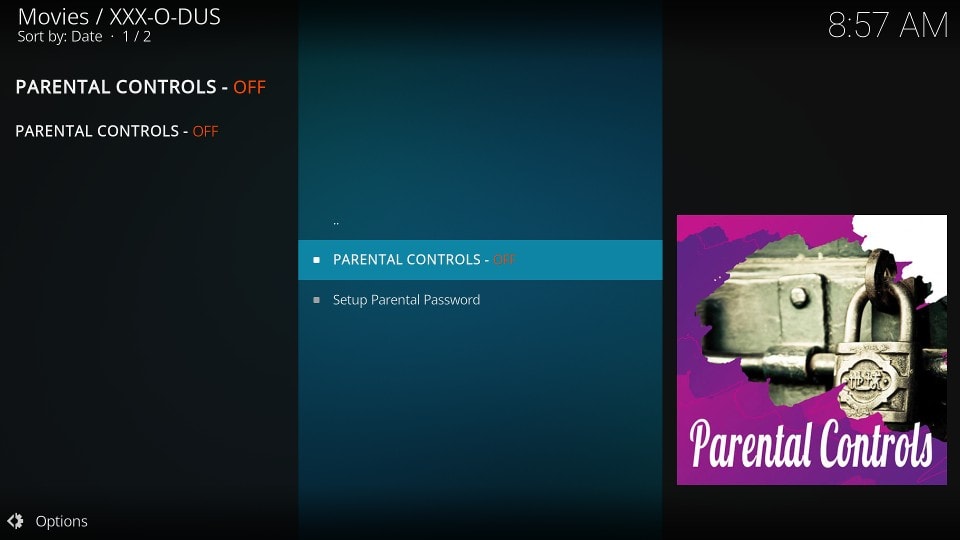 xxx-o-dus parental controls