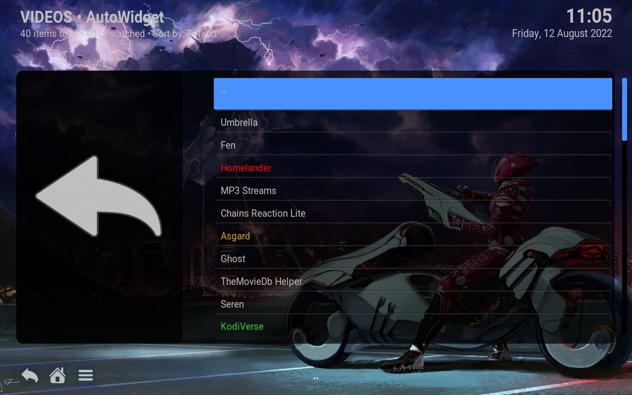 how to use equinox build on kodi