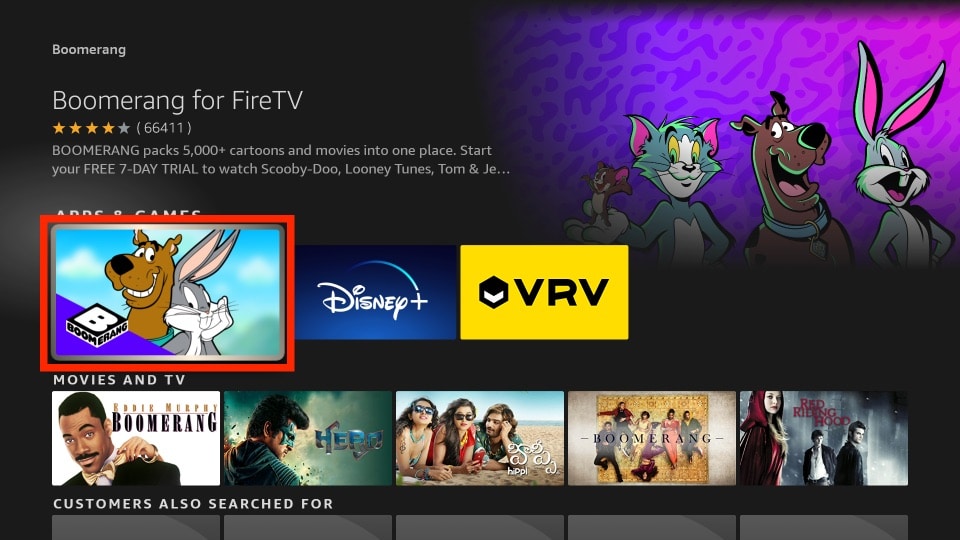 boomerang firetv