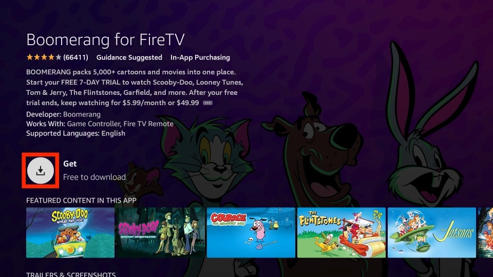 how to get boomerang on firestick
