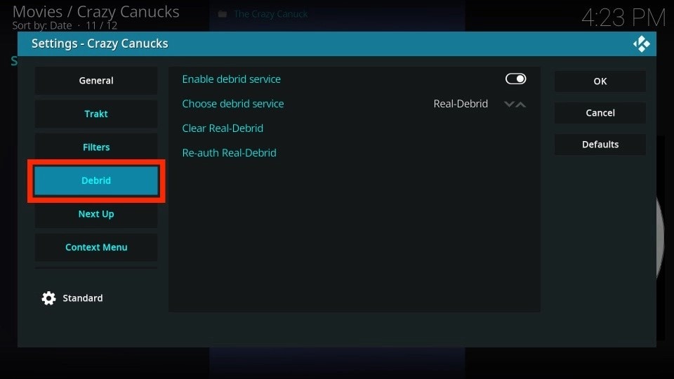 general crazy canucks settings