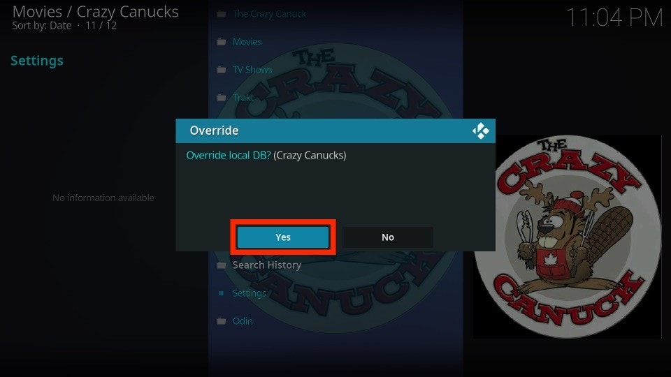 crazy canucks guide for kodi