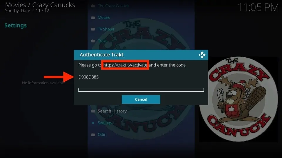 how to install crazy canucks kodi addon