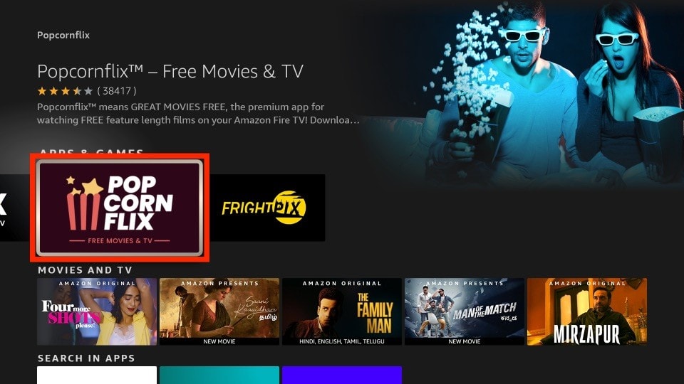 popcornflix app