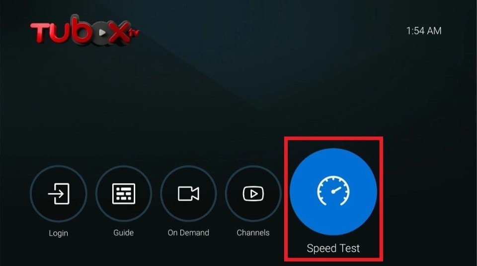 tubox speed test