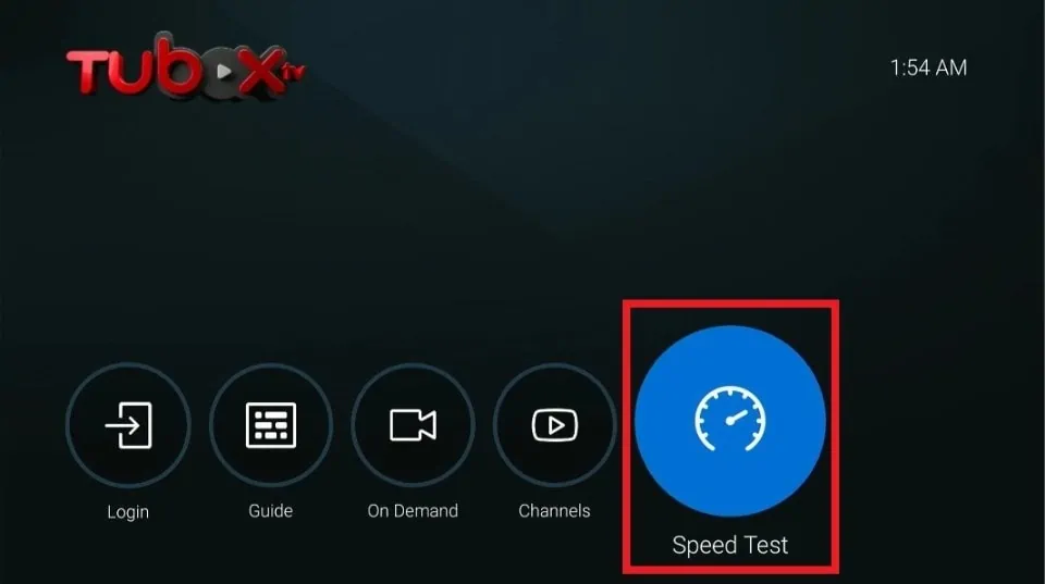 tubox speed test