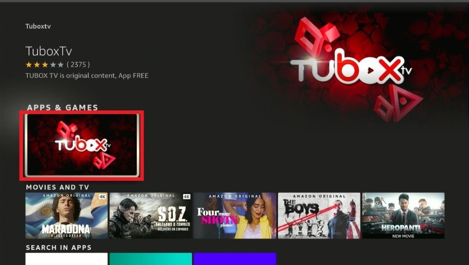 tubox tv