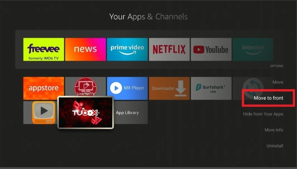 install tubox tv 