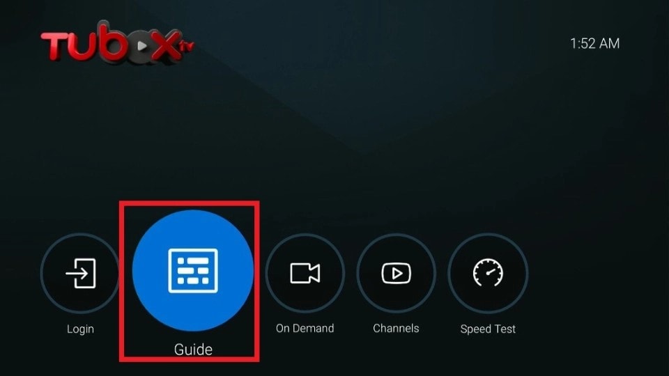 tubox tv guide