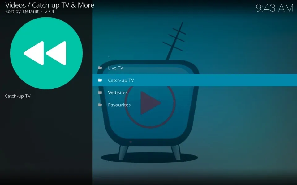 kodi addon catch up tv