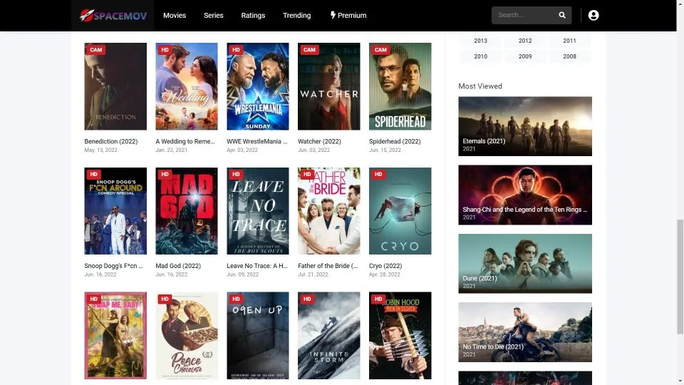 free movie websites