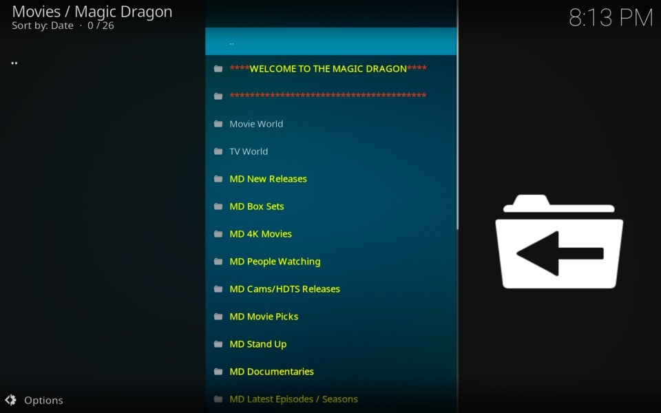 how to install magic dragon kodi addon