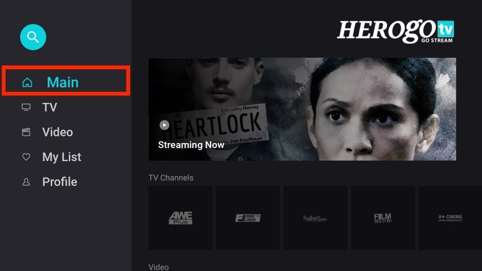 herogo tv main section