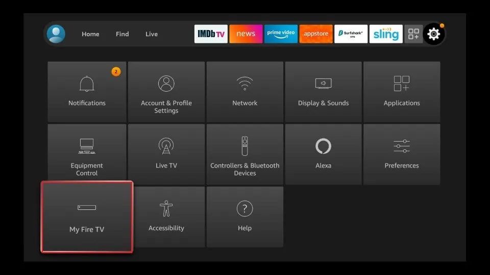 update app on firetv