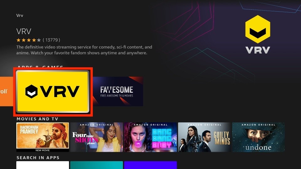 vrv smart tv