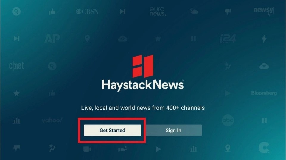 how to download haystack news on firestick