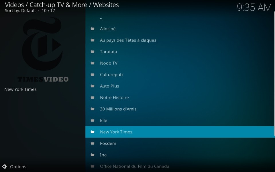 catch up tv kodi 