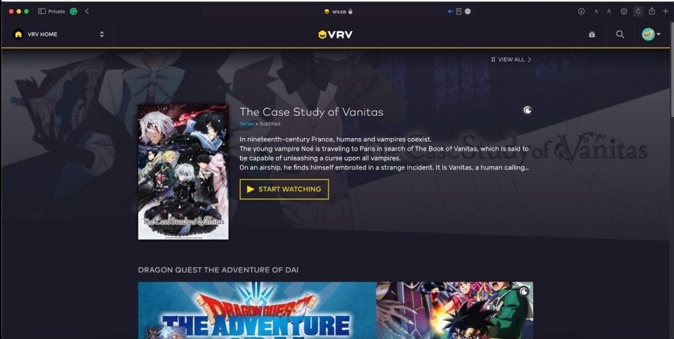 how to get vrv subscription on firestick