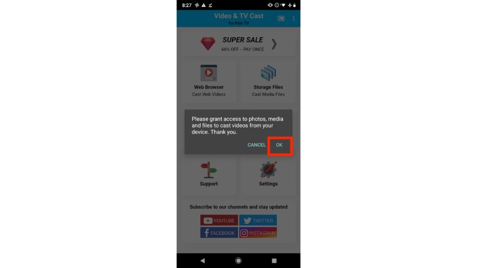 click ok