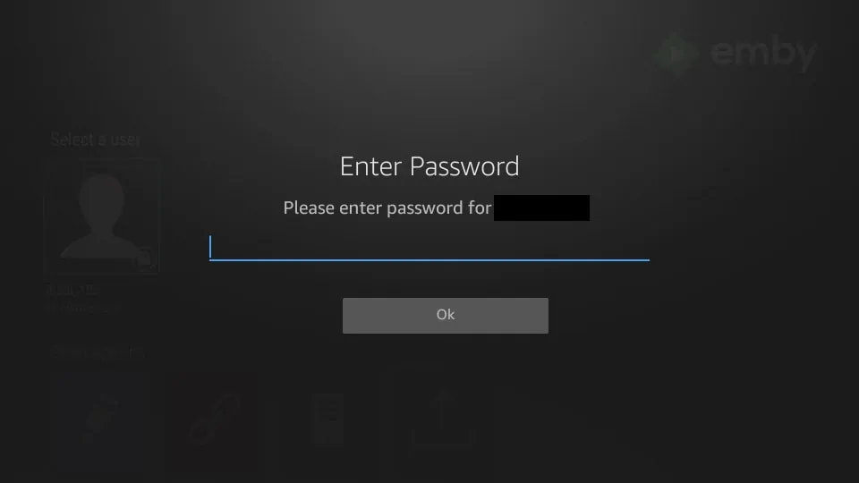 enter the password