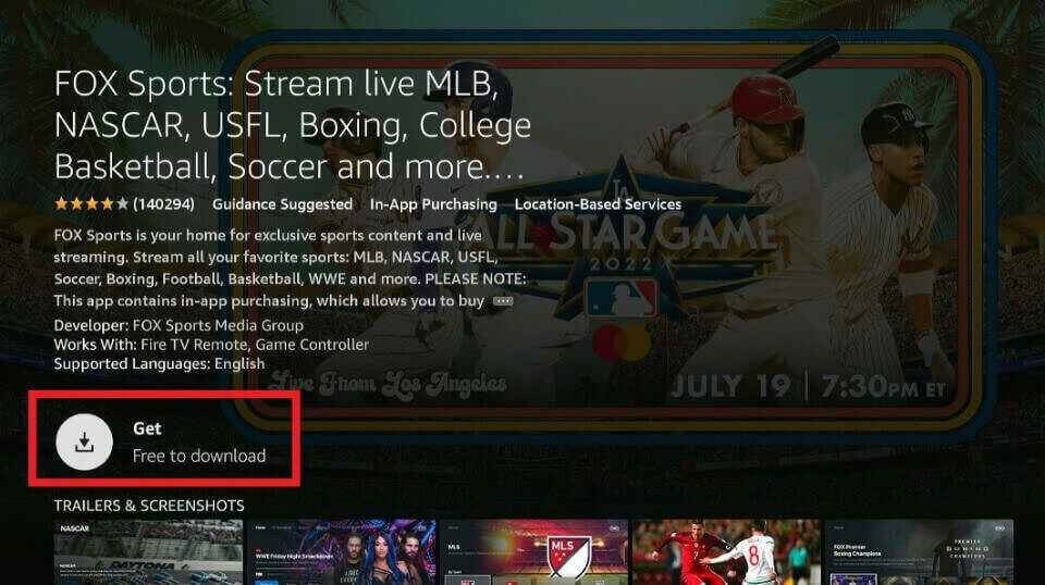 how to download fox sports on firestick