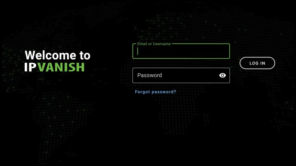 login ipvanish