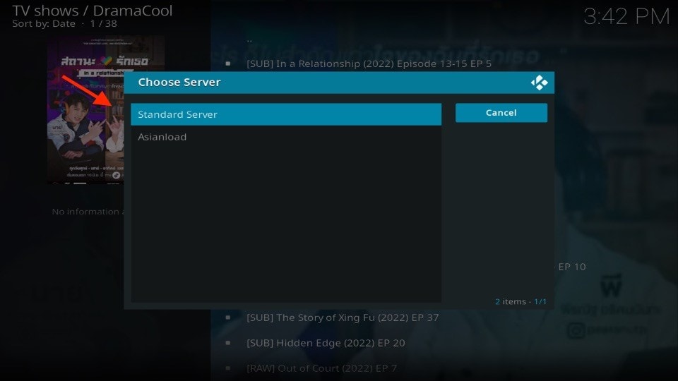 choose standard server