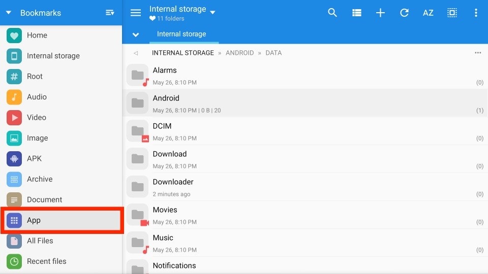 select app