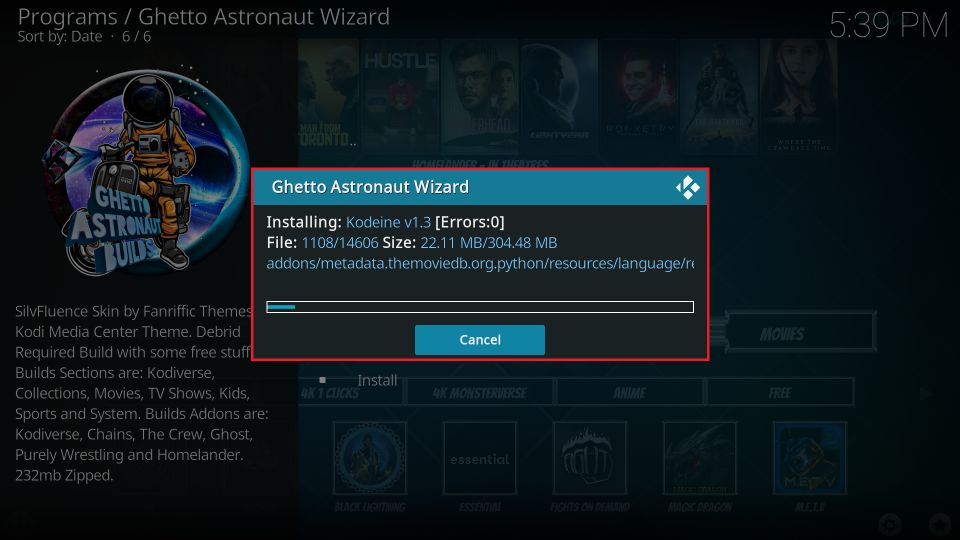 wait for the download