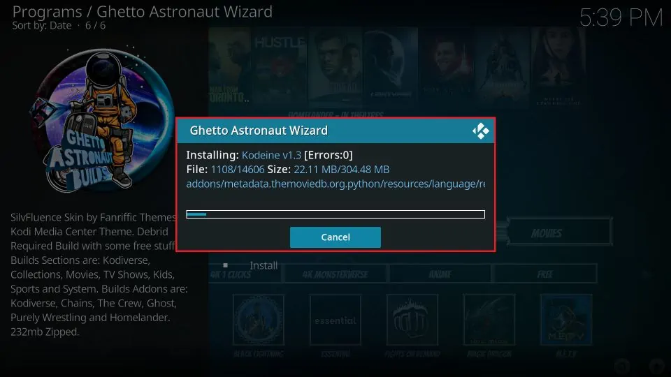 wait for the download