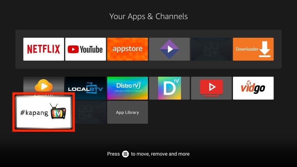 kapang tv firestick