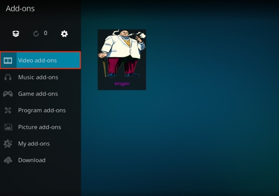 kingpin video addons