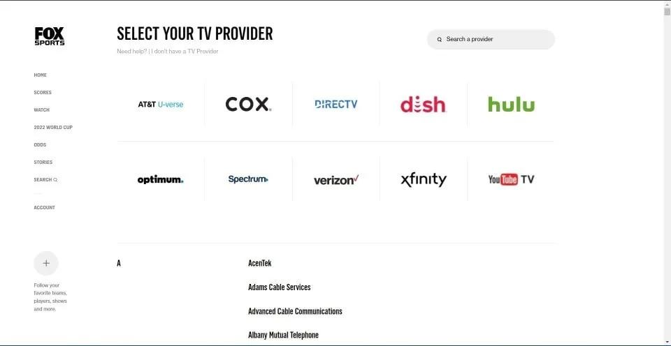 how to watch fox sports on firestick