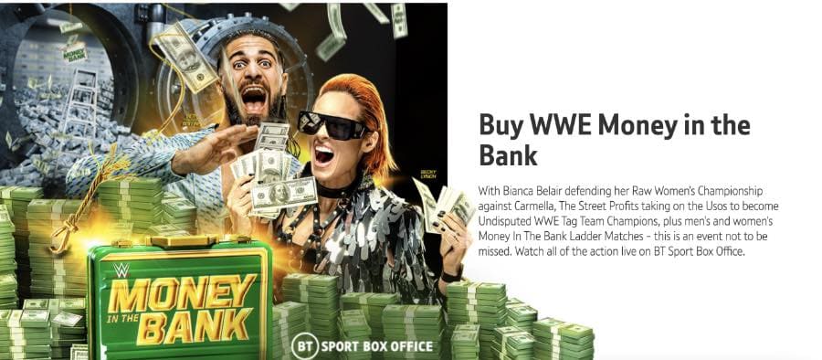 stream money in the bank
