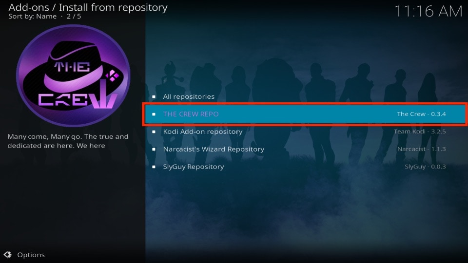 click the crew repo