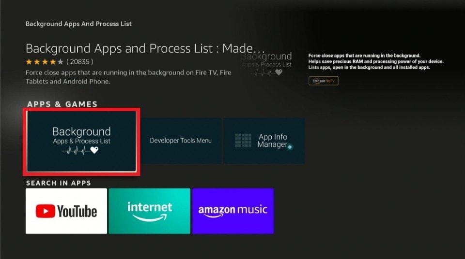 How to Install Background Apps & Process List on FireStick (2023) - Fire  Stick Tricks