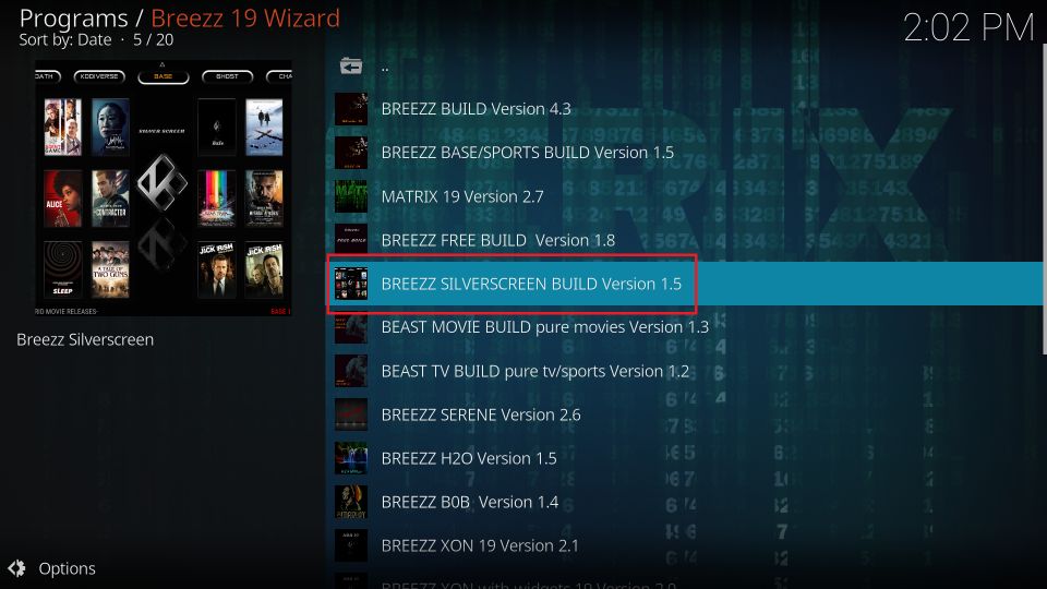 select Breezz Silverscreen Build